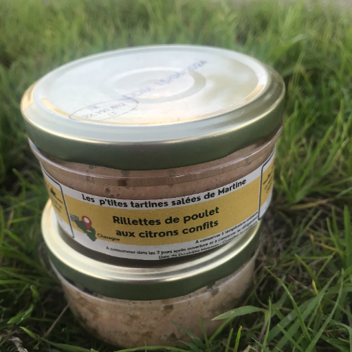 Buy Rillette de poulet au citron confit - Local Products | CrowdFarming