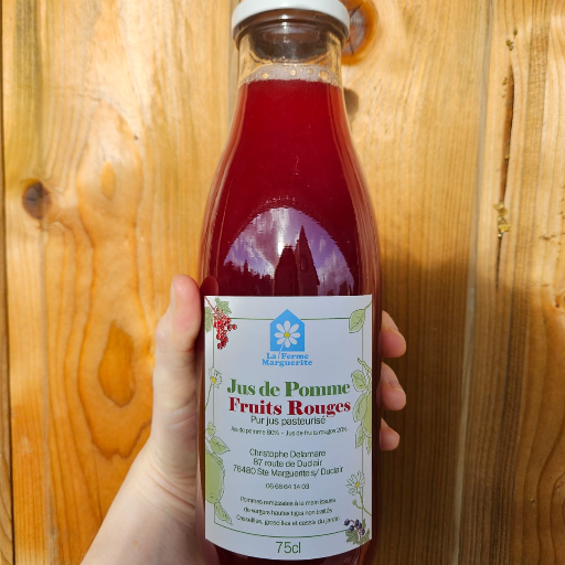 🍎🍇 Jus de pomme fruits rouges