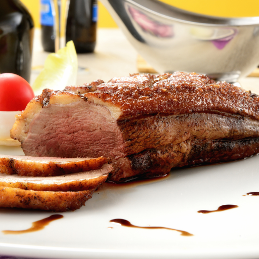Rôti de 2 magrets de canard du Gers 825g (prêt à cuire)