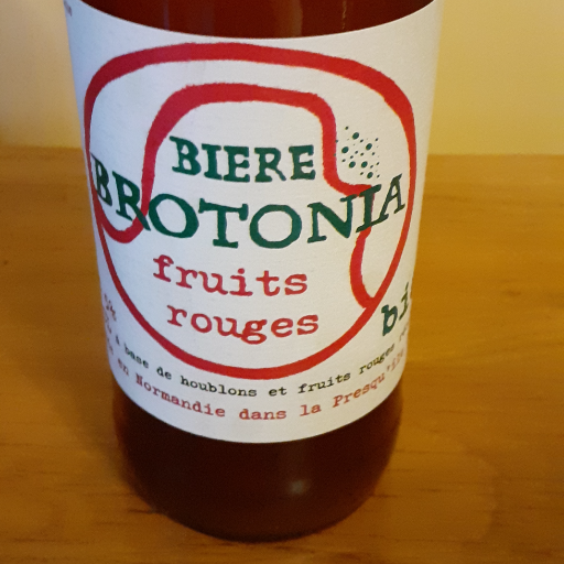 Bière Brotonia aux fruits rouges 🌼
