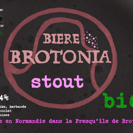 Brotonia Bière Stout biologique 🌼