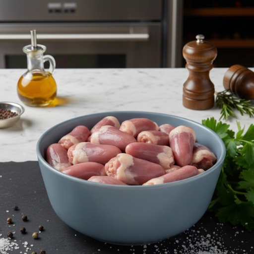 6 Coeurs canard frais - 180 g