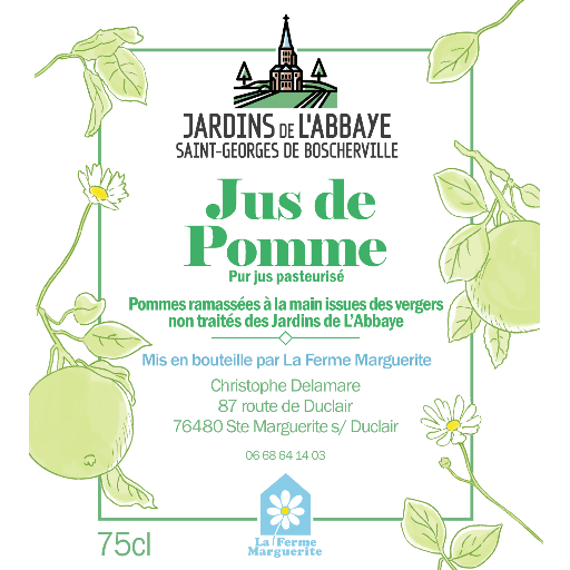 🕍🍎 Jus de Pomme des Jardins de l'Abbaye