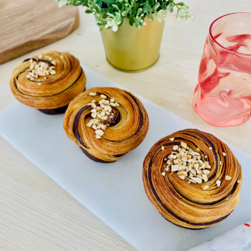 Lot de 3 Cruffins Pâte à Tartiner Bio