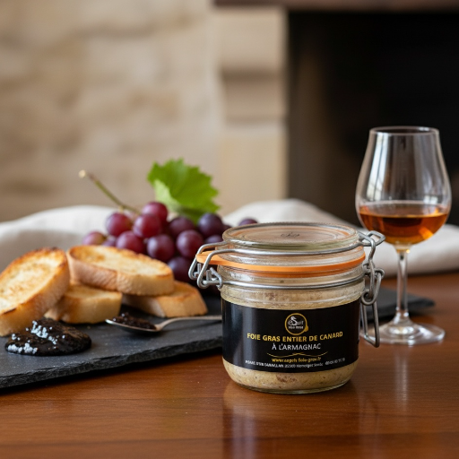 Foie gras de canard entier à L'Armagnac