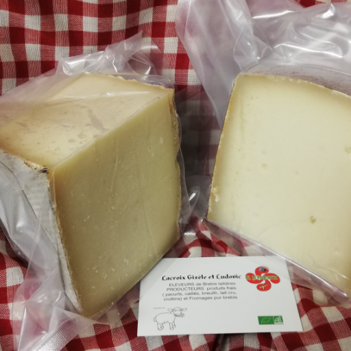 Fromage de brebis doux bio AU LAIT CRU ENTIER sous vide