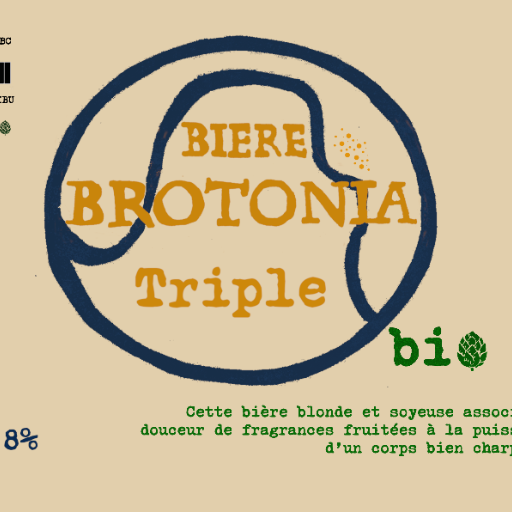Bière Brotonia Bio Triple 🌼