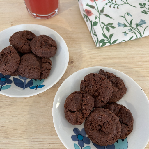 Mini Cookies au Chocolat Noir