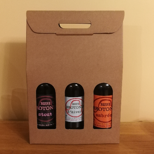 Coffret de 3 bières biologiques 🌼