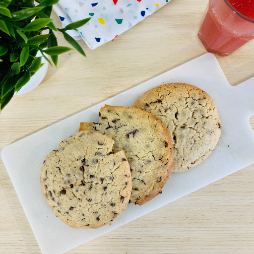 Lot de 3 Cookies Géants au Chocolat