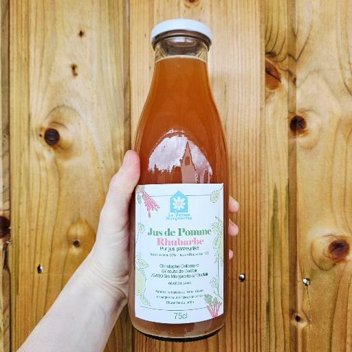 🍎🥬Jus de pomme rhubarbe