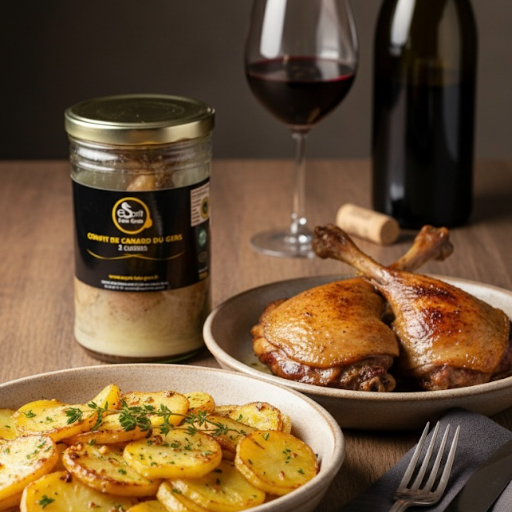 Confit de canard du Gers 2 cuisses - 700 G
