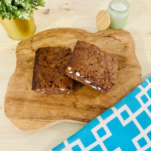Lot de 2 Brownies Géants Chocolat & Amandes