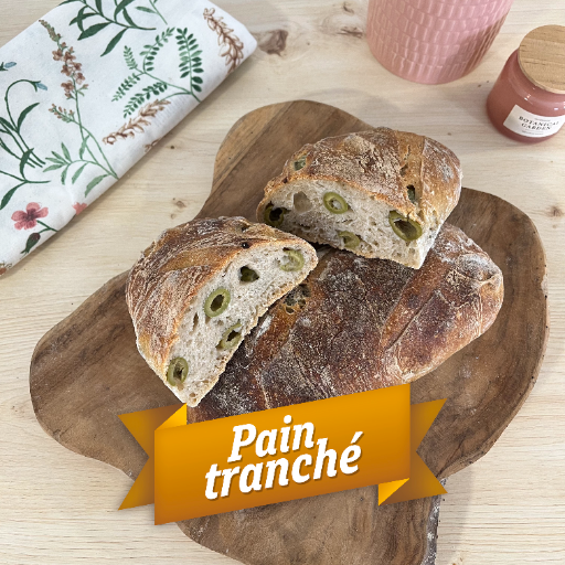 Pain aux Olives Vertes TRANCHÉ