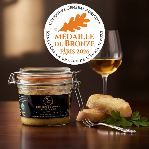 Foie gras entier de canard du Gers - Médaille de Bronze 2026