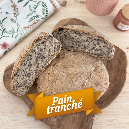 Pain au Lin TRANCHÉ